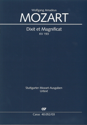 Dixit et Magnificat KV.193