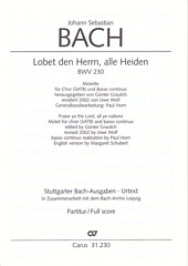 Motette 6Lobet den Herrn  BWV230