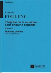 Musique pour choeur a cappella Vol.3