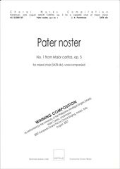 Pater noster (Maior caritas Op.5-1)