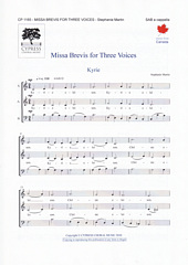 Missa Brevis for Three Voices [SAB]