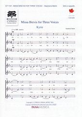 Missa Brevis for Three Voices [SAA]