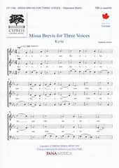 Missa Brevis for Three Voices [TBB]