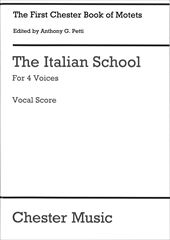 Chester Book of Motets Vol.1 : The Italian School for 4 voices