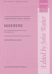 Miserere (edited by John Rutter)