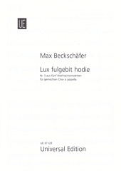 Lux fulgebit hodie (Nr.5 aus Funf Weihnachtsmotetten)