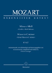 Messe in c KV.427 (Leisinger) [Study Score]