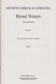 Broad Waters (Szeroka Woda) Op.39