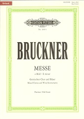 ミサ曲第２番 ホ短調 [フルスコア] BRUCKNER, Anton | 合唱楽譜の
