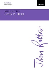 God is here [SATB]