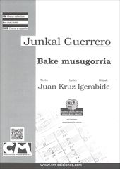 Bake Musugorria [SATB]