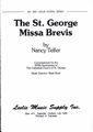 The St.George Missa Brevis