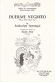 Duerme Negrito (Sleep, little black one)