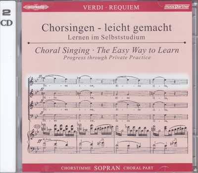 パート別練習用CD ミュージック・パートナー「ヴェルディ:レクイエム」(ソプラノ)