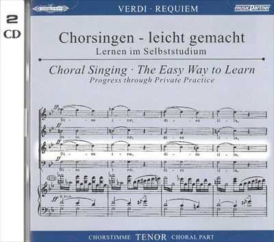 パート別練習用CD ミュージック・パートナー「ヴェルディ:レクイエム」(テノール)