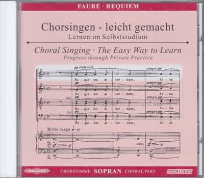 パート別練習用CD ミュージック・パートナー「フォーレ:レクイエム」(ソプラノ)